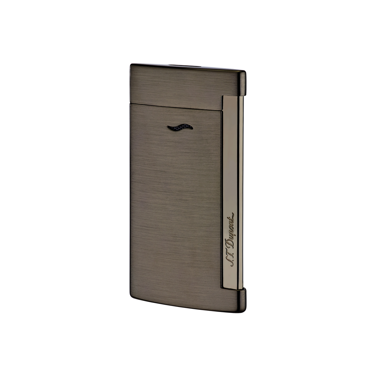 S.T. Dupont Lighter Slim 7 - Chrome Finish Lighter S.T. Dupont Brushed Gunmetal  