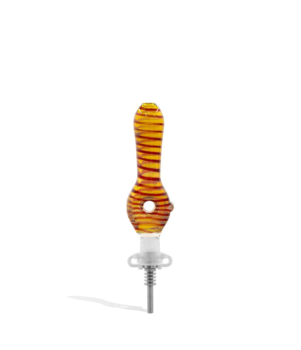 Donut Shaped Glass Nectar Collector - Titanium Tip Cannabis Accessories Lighter USA   