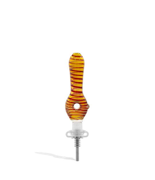 Donut Shaped Glass Nectar Collector - Titanium Tip Cannabis Accessories Lighter USA   