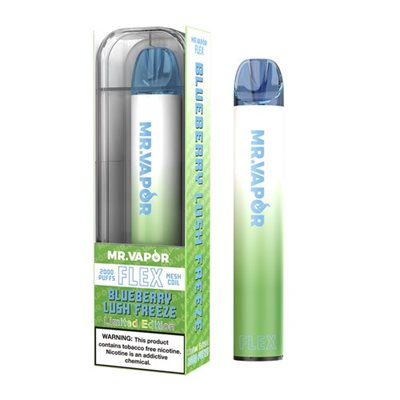 Mr. Vapor Flex - Disposable Vape Vape Juice Mr. Vapor Blueberry Lush Freeze  