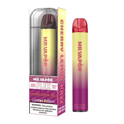 Mr. Vapor Flex - Disposable Vape Vape Juice Mr. Vapor Cherry Lemon Razz  