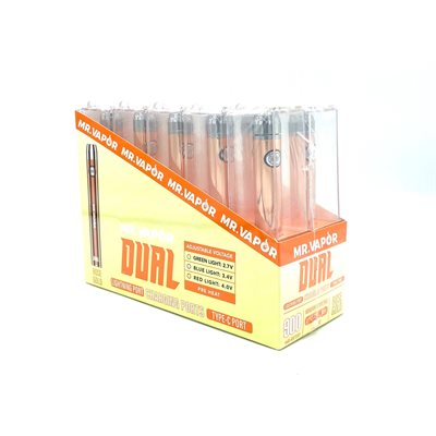 Mr. Vapor Dual Battery - 510 Vape Battery