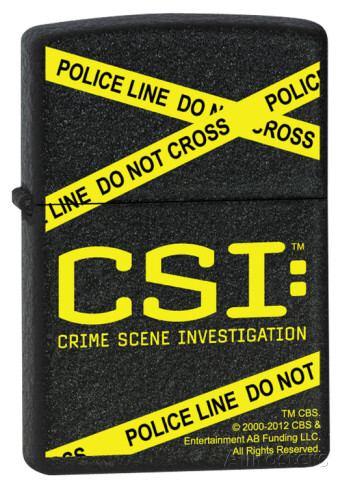 Zippo Lighter - CSI : Crime Scene Investigation Logo Zippo Zippo   