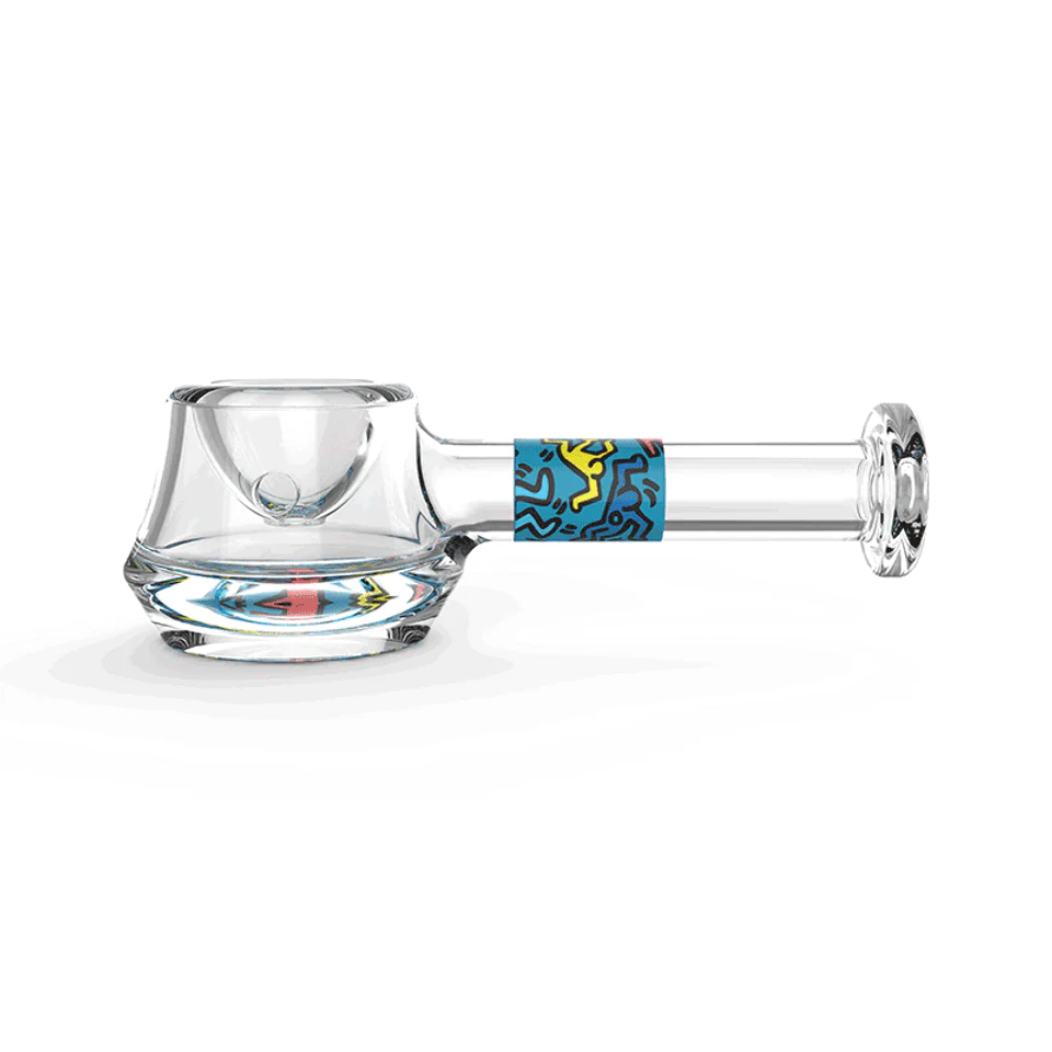K.Haring - Spoon Pipe Cannabis Accessories K. Haring Blue  