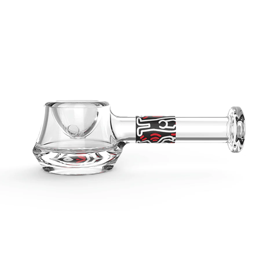 K.Haring - Spoon Pipe Cannabis Accessories K. Haring Black/Red  