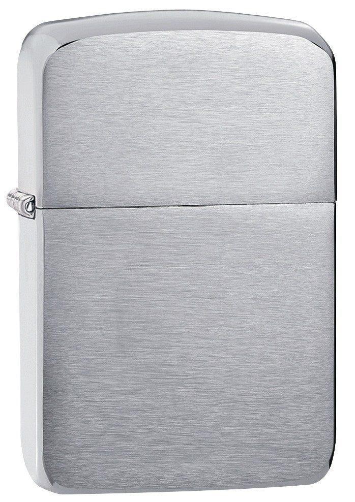 Zippo Lighter - 1941 Replica Brushed Chrome Zippo Zippo   