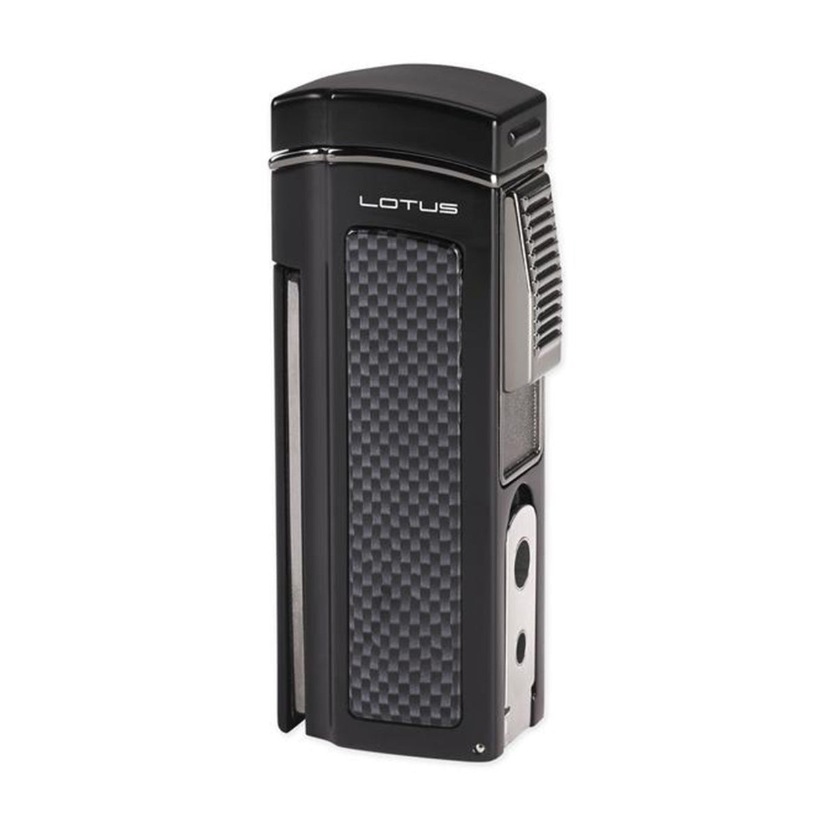 Lotus Dominator Quad Torch Table Lighter - Black Matte Lighter Lotus Black Matte  