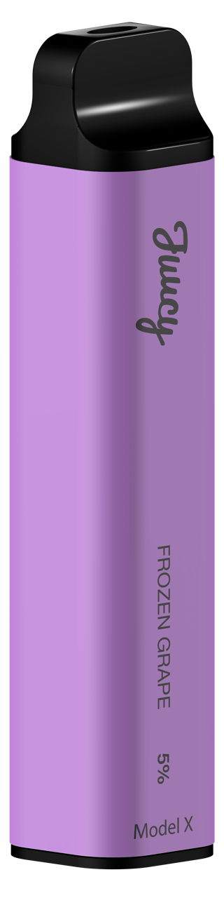 Juucy Vape Model X Disposable Pod Device - 1600 Puffs Vape Juice Juucy Frozen Grape  