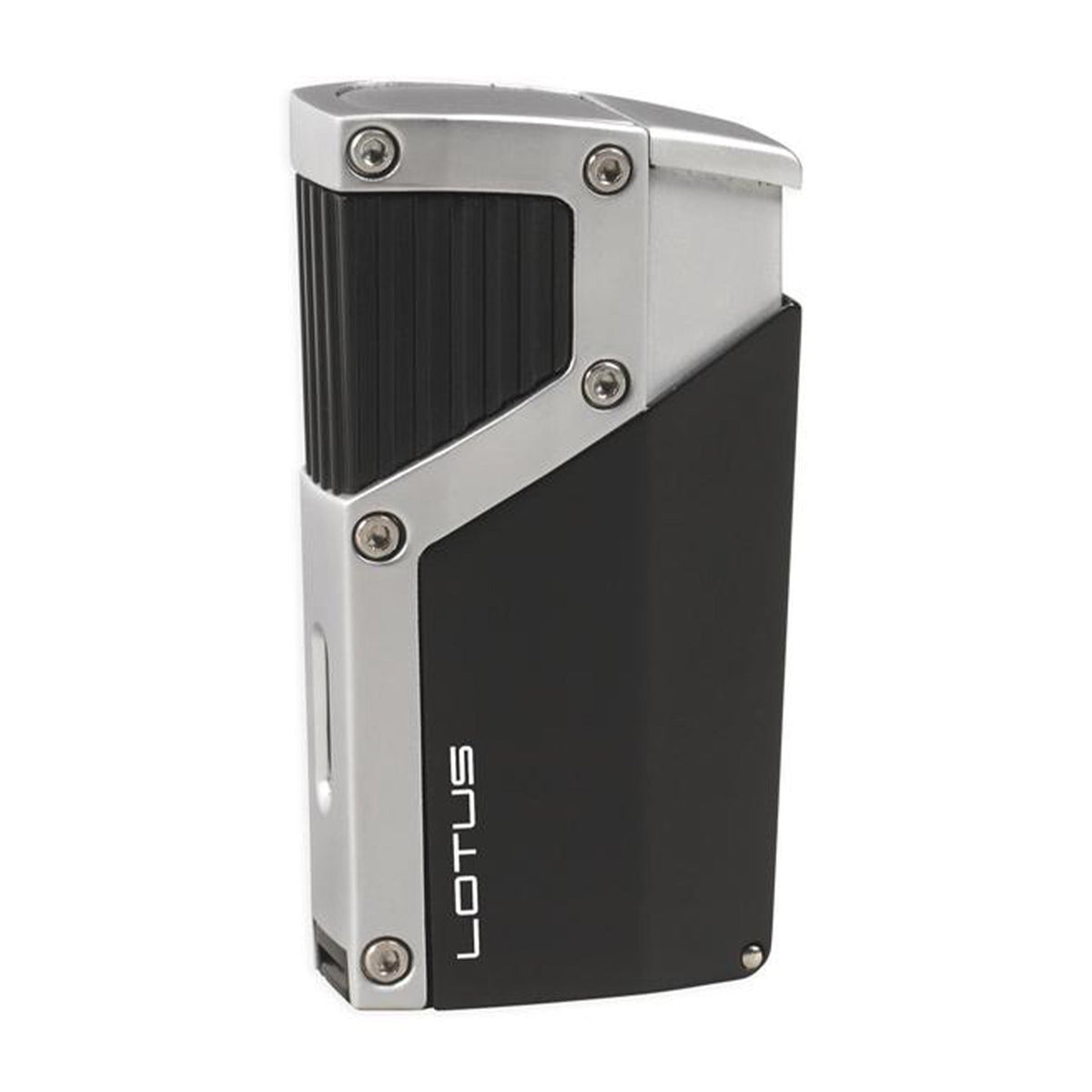 Lotus Czar Quad Torch Cigar Lighter Lighter Lotus Black Matte & Chrome  