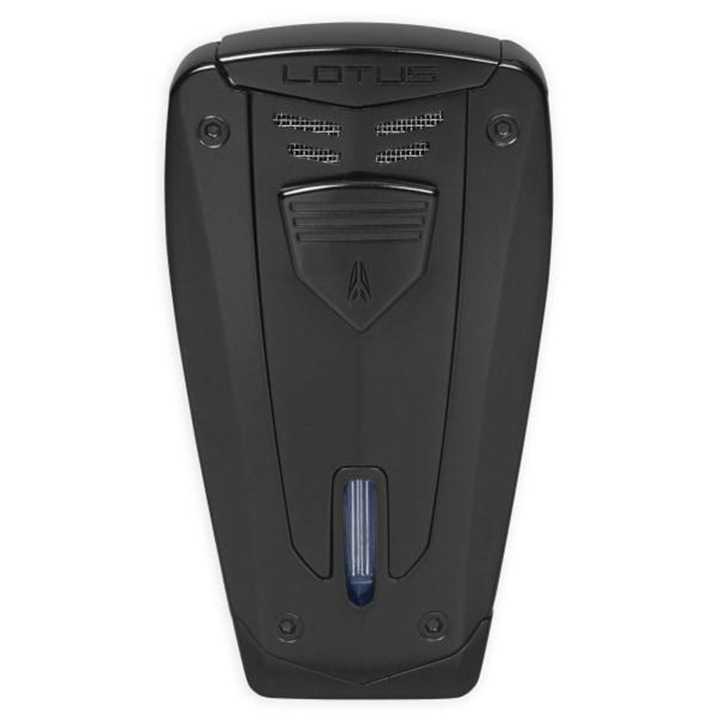 Lotus Lighter Fusion L67 Triple Jet Lighter w/ Cigar Punch Lighter Lotus Black Matte  