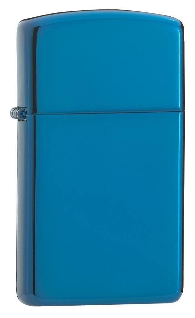 Zippo Lighter - Slim Sapphire Zippo Zippo   