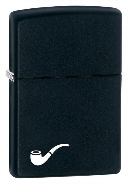 Zippo Lighter - Black Matte Pipe Lighter Zippo Zippo   