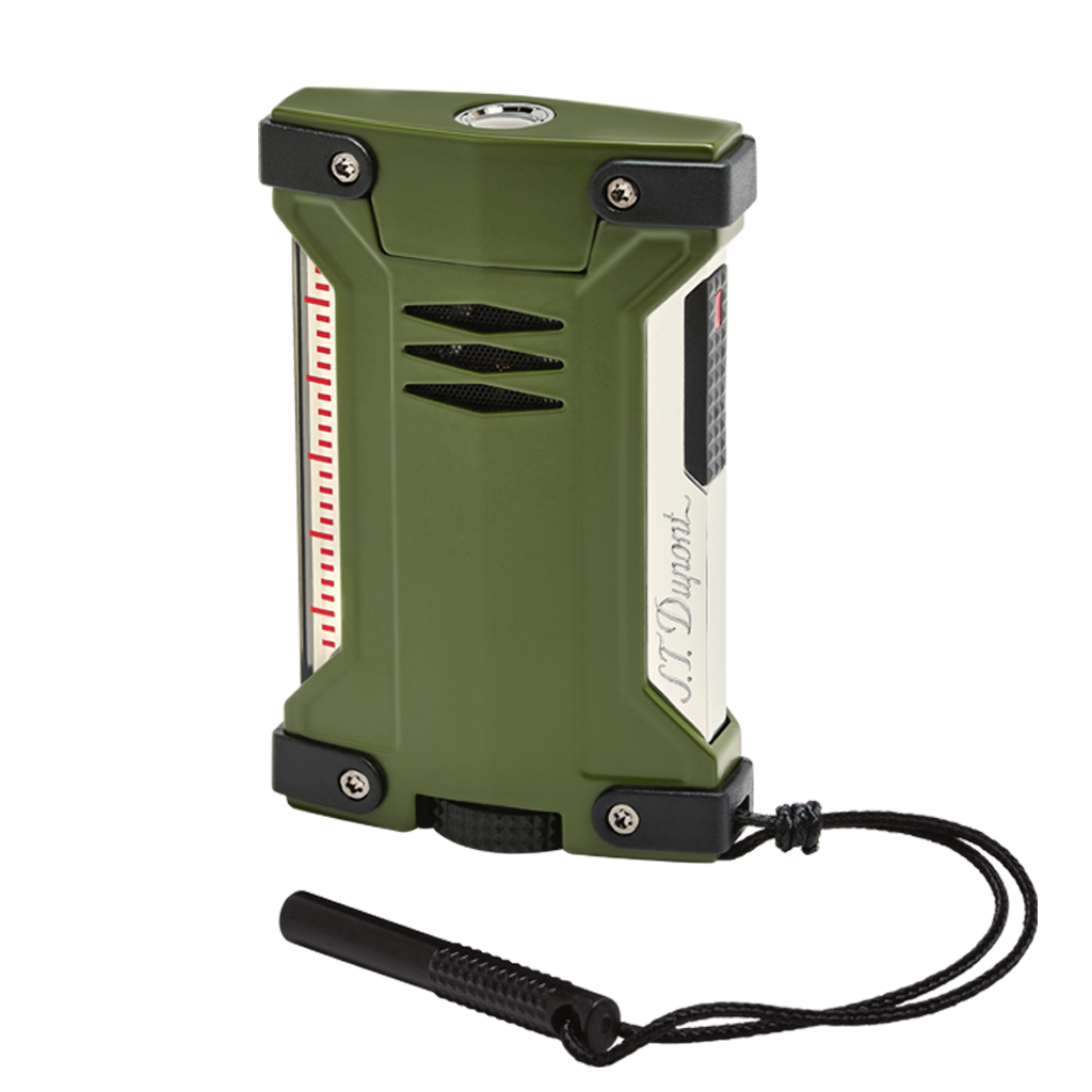 S.T. Dupont Defi Extreme Soft Flame Lighter Lighter S.T. Dupont khaki Green  