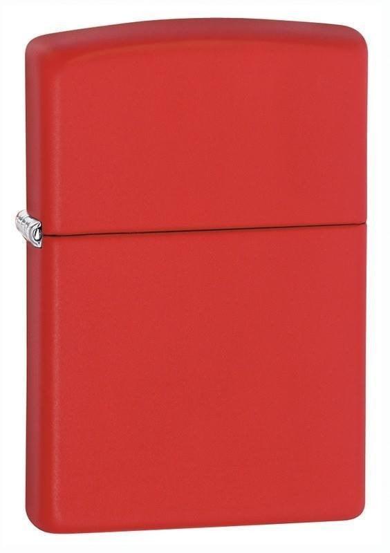 Zippo Lighter - Red Matte Zippo Zippo   