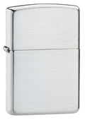 Zippo Lighter - Armor Brushed Sterling Silver Zippo Zippo   
