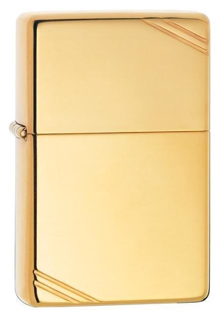 Zippo Lighter - Vintage High Polish Brass Zippo Zippo   