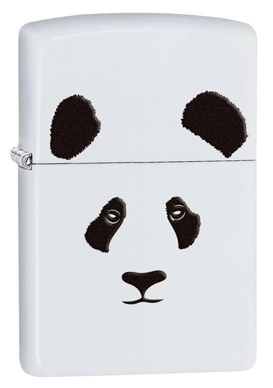 Zippo Lighter - Panda White Matte Zippo Zippo   