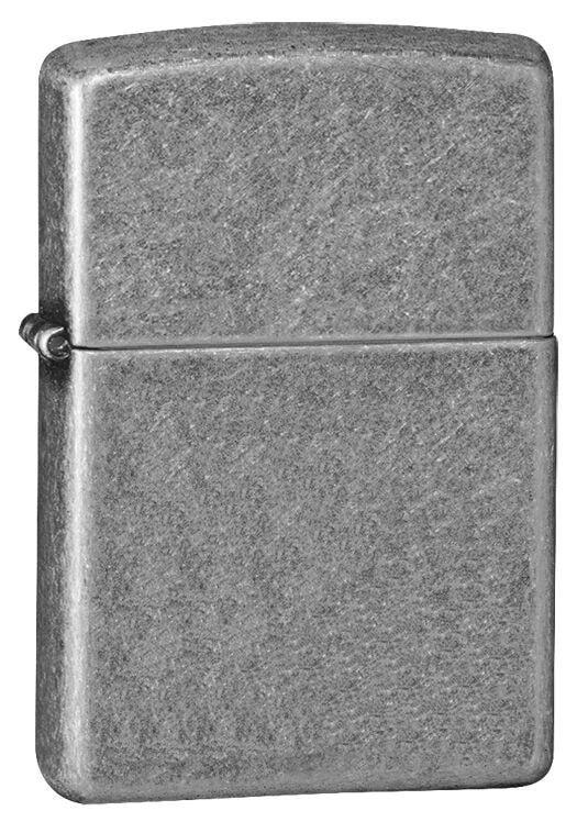 Zippo Lighter - Armor/Antique Silver Plate Zippo Zippo   