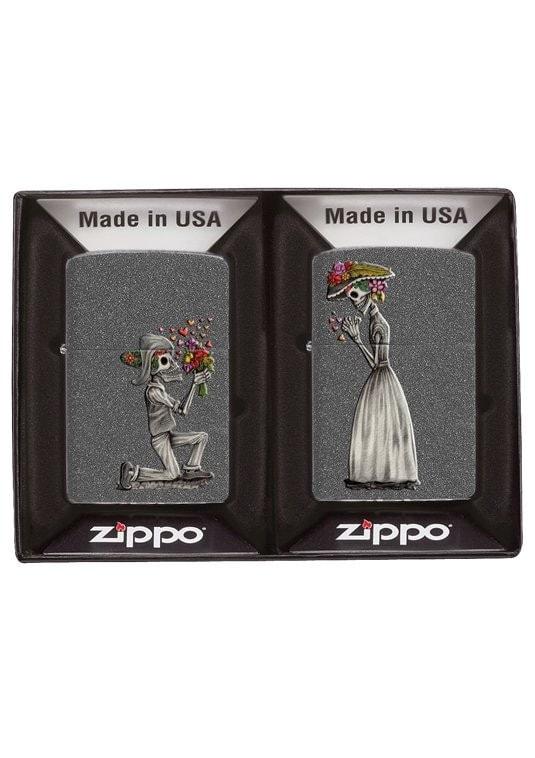 Zippo Lighter - Day of the Dead Iron Stone Gift Set Zippo Zippo   