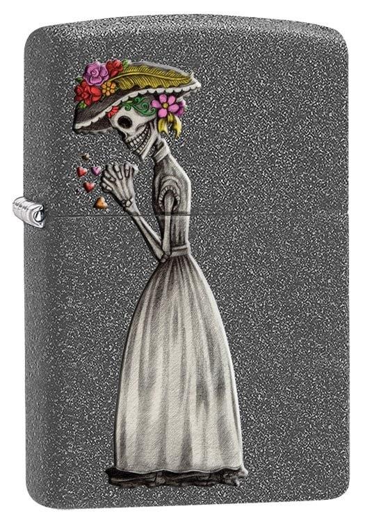 Zippo Lighter - Day of the Dead Iron Stone Gift Set Zippo Zippo   