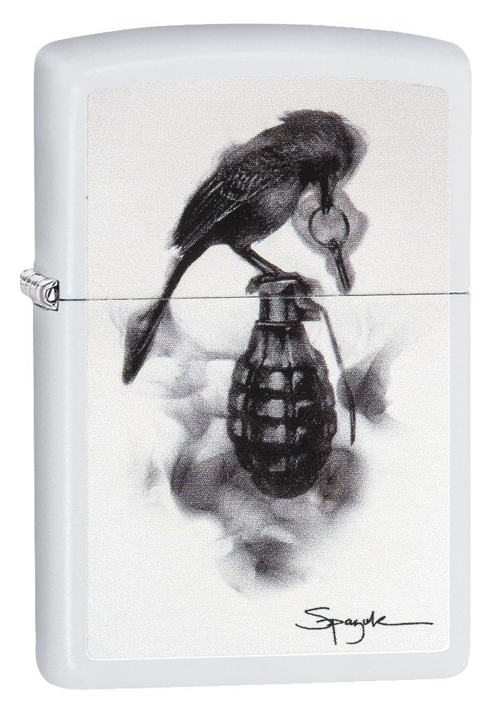 Zippo Lighter - Spazuk Raven Zippo Zippo   