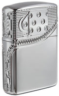Zippo Lighter - Zipper Armor High Polish Chrome Zippo Zippo   