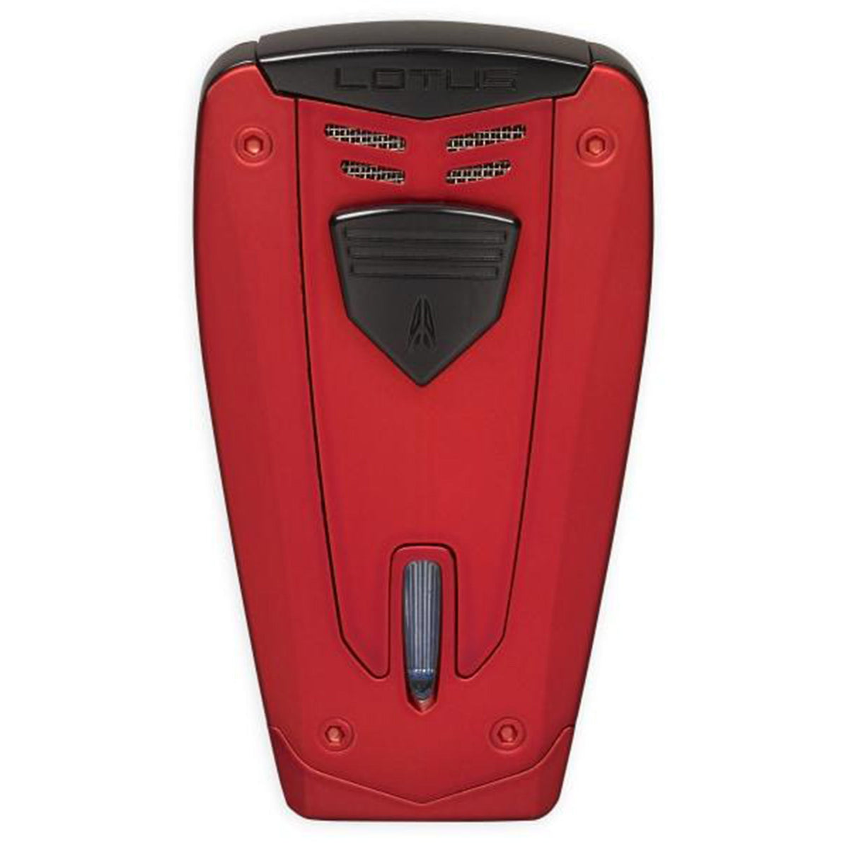 Lotus Lighter Fusion L67 Triple Jet Lighter w/ Cigar Punch Lighter Lotus Red & Black  