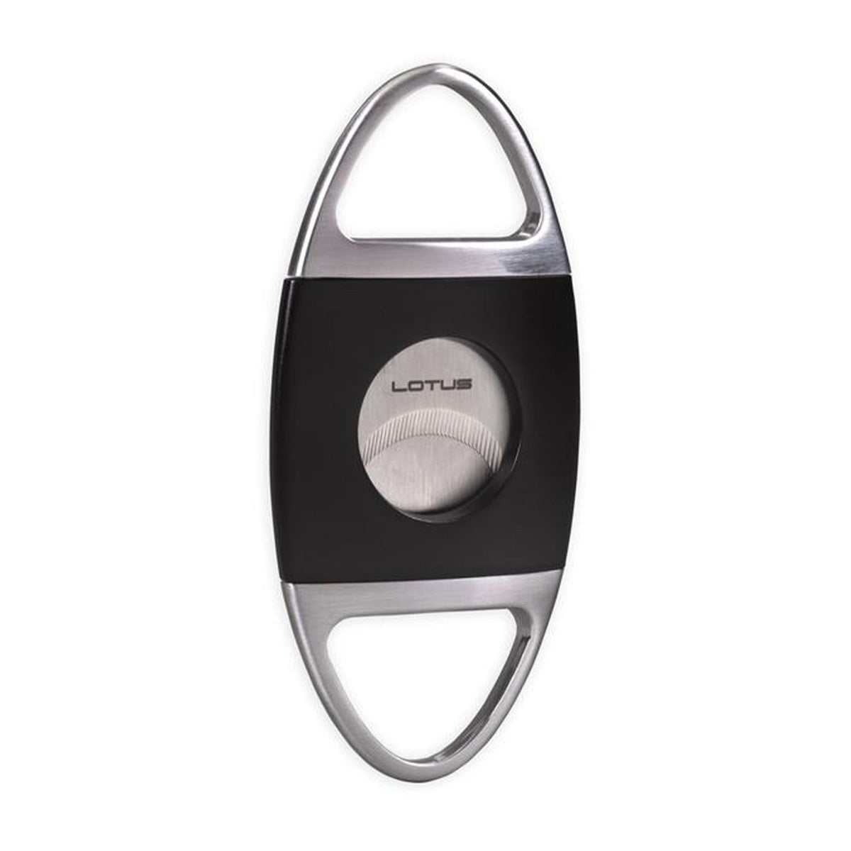 Lotus Jaws Serrated Cigar Cutter Smoking Accessories Lotus Black & Chrome  