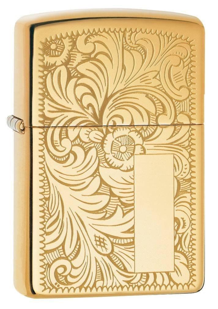 Zippo Lighter - Venetian Brass Finish Zippo Zippo   