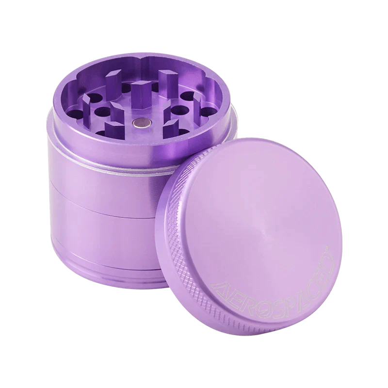 Aerospaced 4 Piece Grinder by Higher Standards - 40MM Cannabis Accessories Aerospaced Lilac  