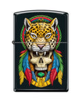 Zippo Lighter - Headdress Cheetah Skull Zippo Zippo   