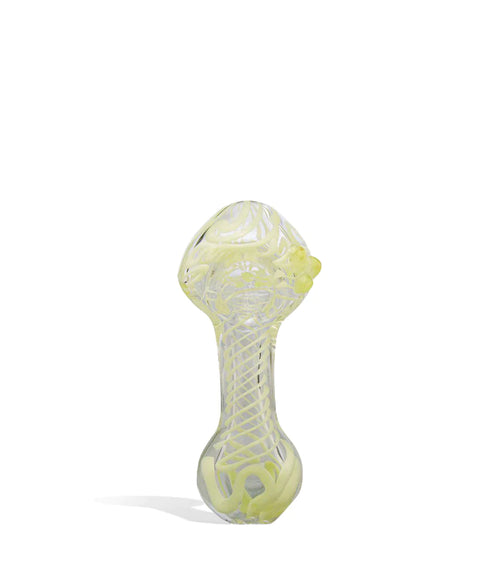 Glass Spoon Pipe w/ Flat Mouthpiece - 4 Inch Cannabis Accessories Lighter USA   