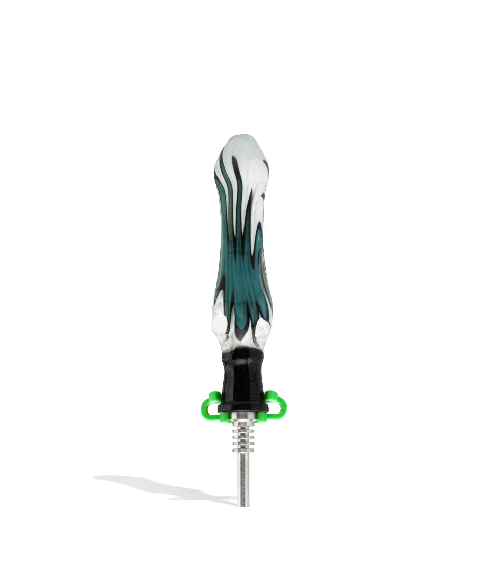 Swirl Pattern Glass Nectar Collector - Glass Tip Vaporizers Lighter USA   