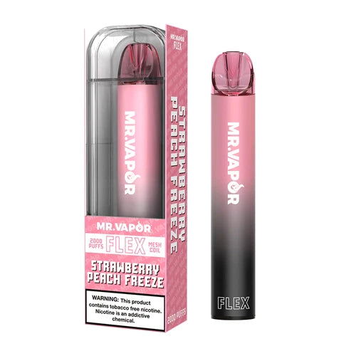 Mr. Vapor Flex - Disposable Vape Vape Juice Mr. Vapor Strawberry Peach Freeze  