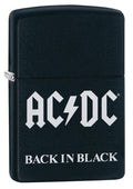 Zippo Lighter - AC/DC Back in Black Matte Zippo Zippo   