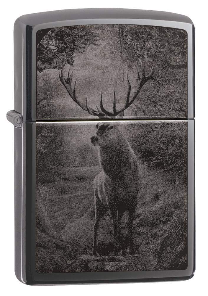 Zippo Lighter - Deer Black Ice Zippo Zippo   