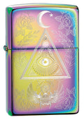 Zippo Lighter - Eye of Providence Multi Color Zippo Zippo   