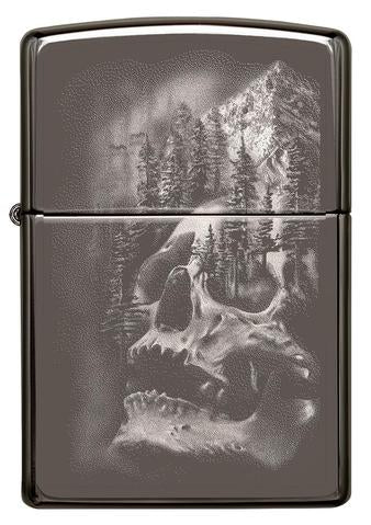 Zippo Lighter - Skull Mountain Design Zippo Zippo   