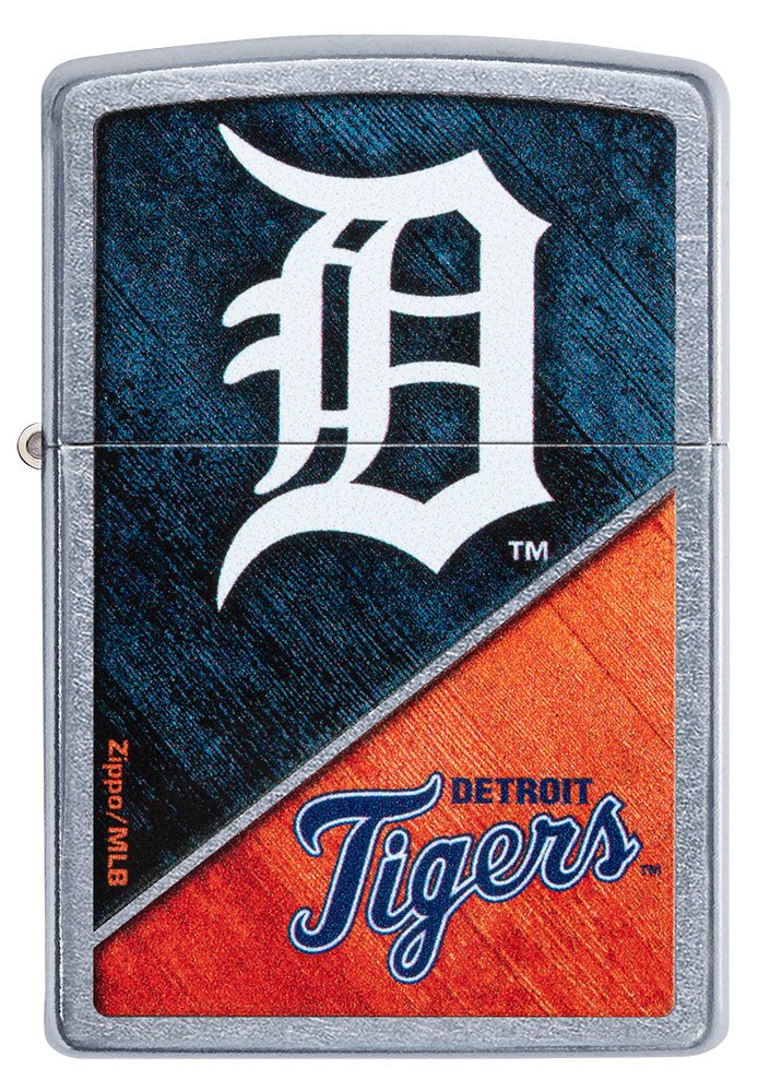 Zippo Lighter - MLB Detroit Tigers Street Chrome Zippo Zippo   