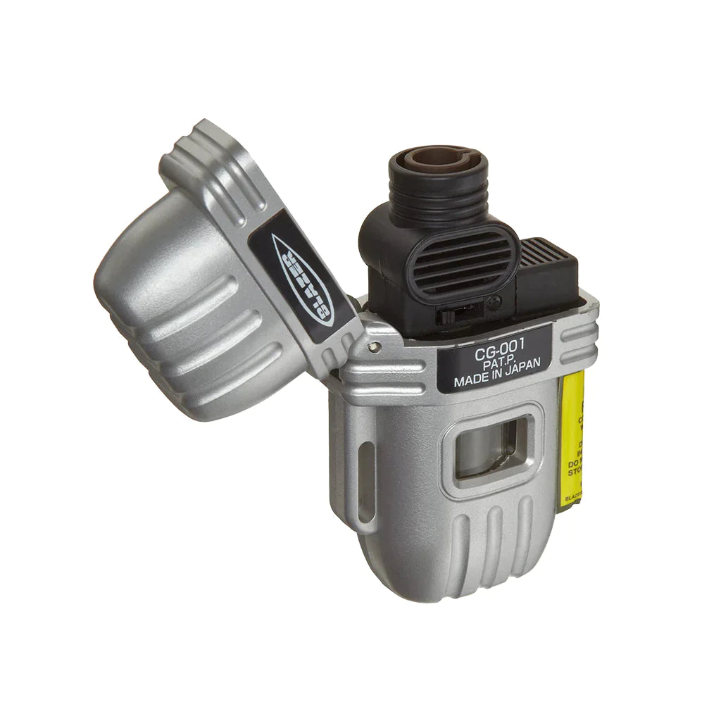 "The Blazer" Torch Lighter By Blazer Lighter Blazer Silver  
