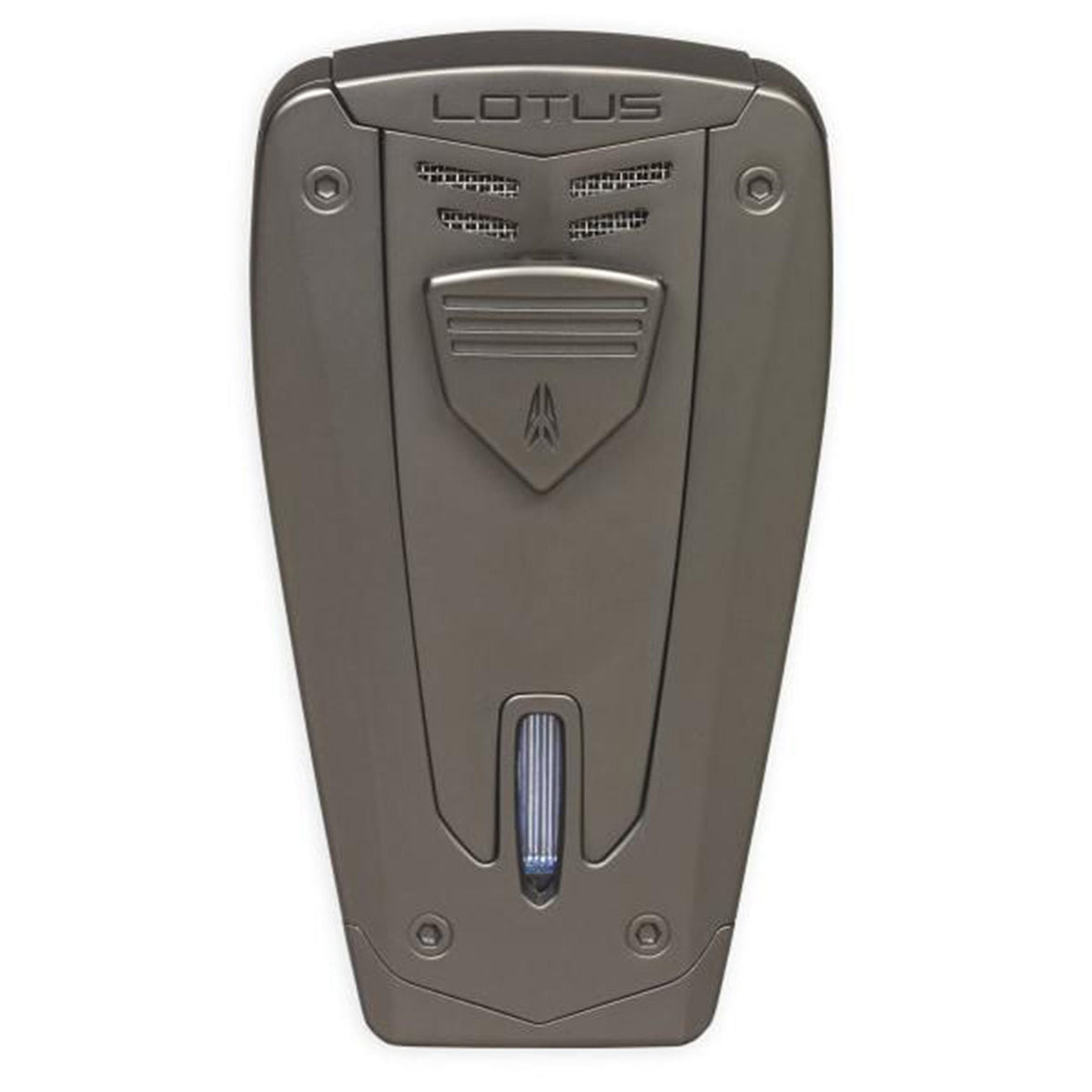 Lotus Lighter Fusion L67 Triple Jet Lighter w/ Cigar Punch Lighter Lotus Matte Gunmetal  