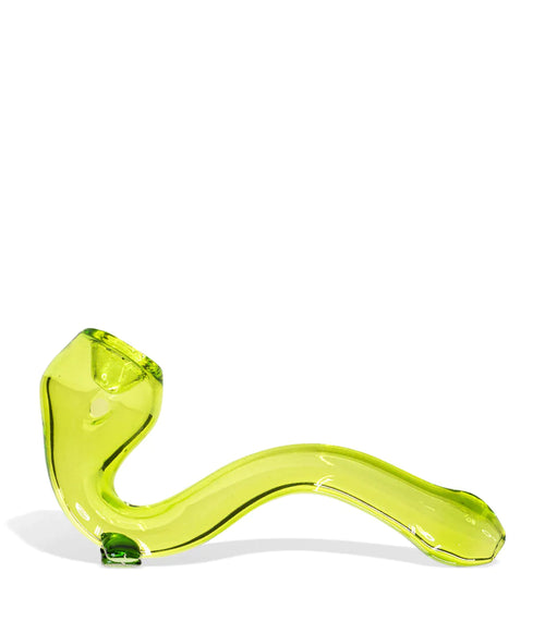 Green Sherlock Glass Hand Pipe - 5 Inch Cannabis Accessories Lighter USA   