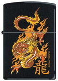 Zippo Lighter - Oriental Dragon Black Matte Zippo Zippo   