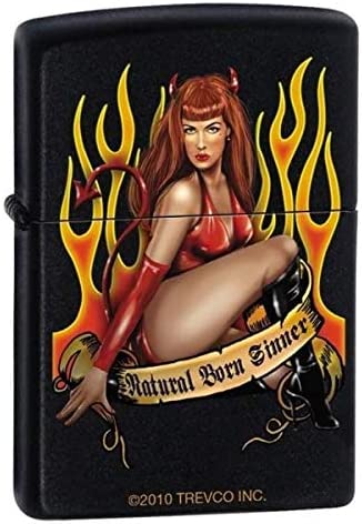 Zippo Lighter - Natural Born Sinner Zippo Zippo   