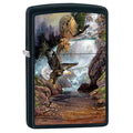 Zippo Lighter - Cascade Eagle by Blaylock Black Matte Zippo Zippo   