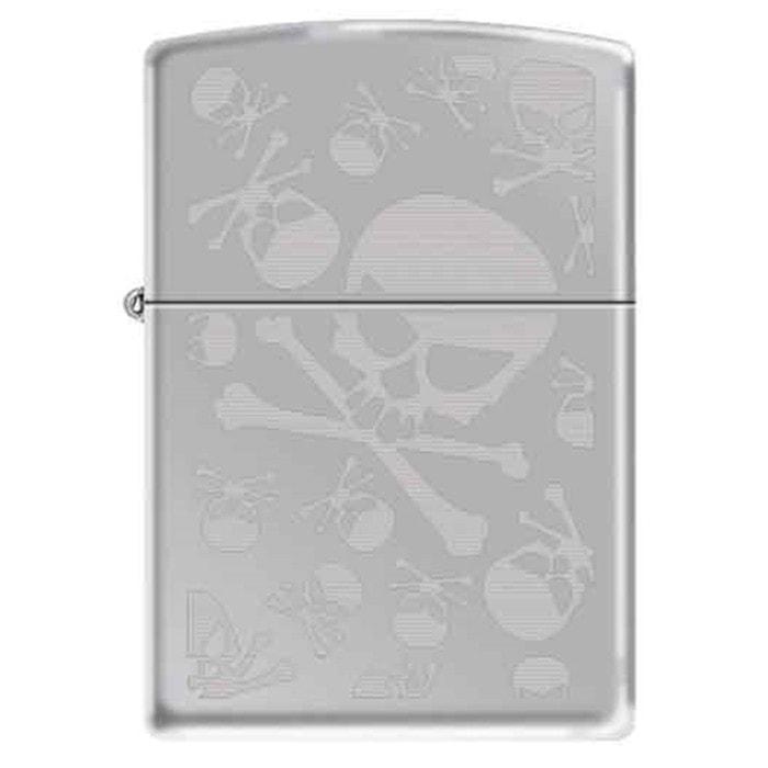 Zippo Lighter - Skulls High Polish Chrome Zippo Zippo   