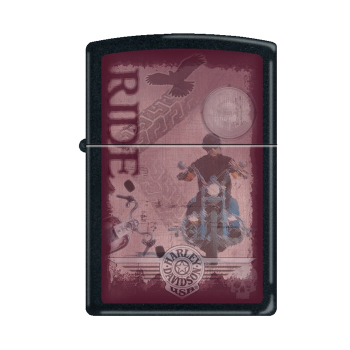 Zippo Lighter - Harley Davidson Bike "Ride" Zippo Zippo   