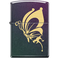 Zippo Lighter - Butterfly Iridescent Finish Zippo Zippo   