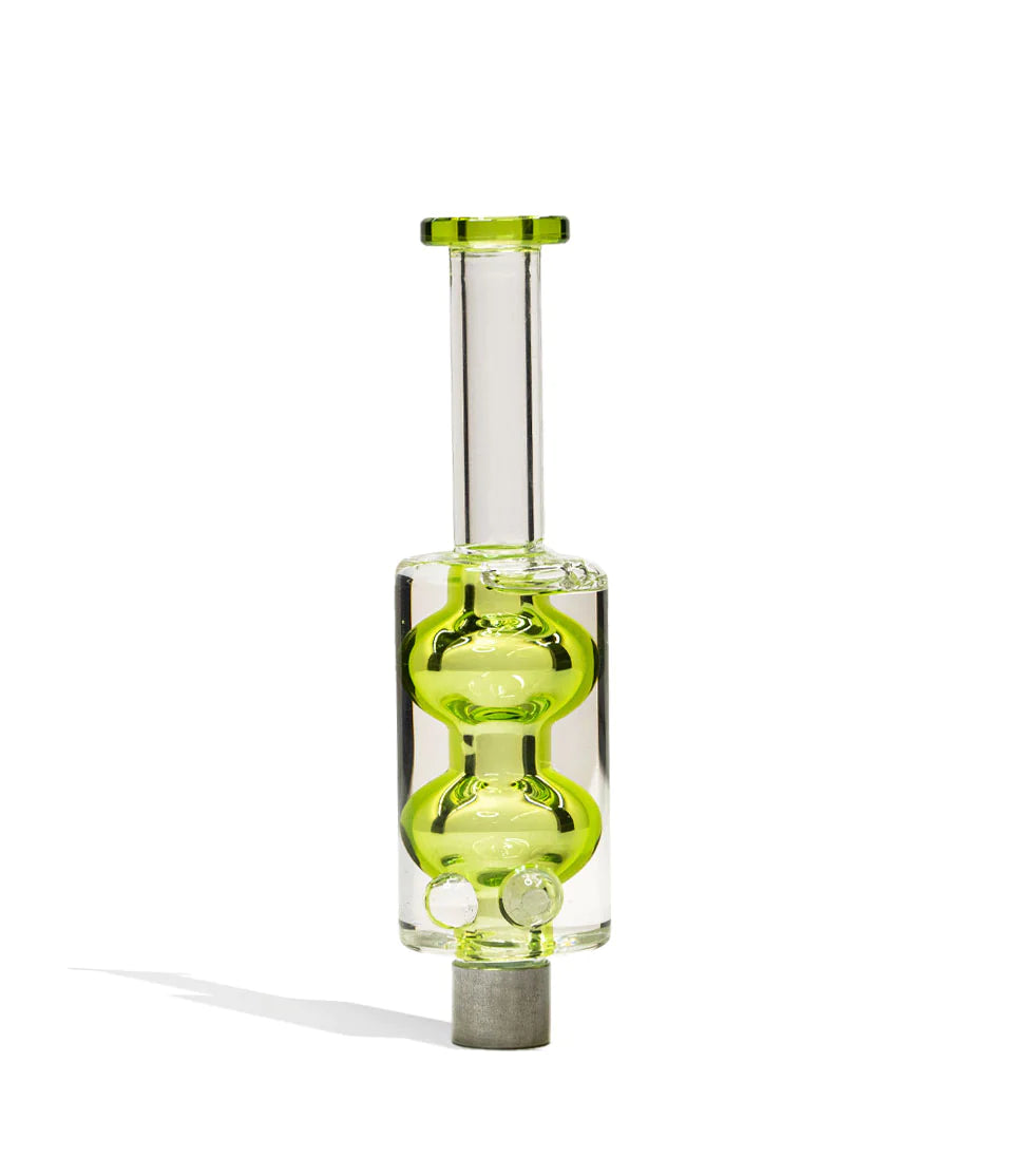 Milky Colored Glass Nectar Straw w/ Stainless Steel Tip Cannabis Accessories Lighter USA   