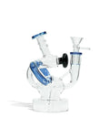 6IN Recycler Oil Rig With 14MM Bowl Cannabis Accessories Lighter USA Blue  